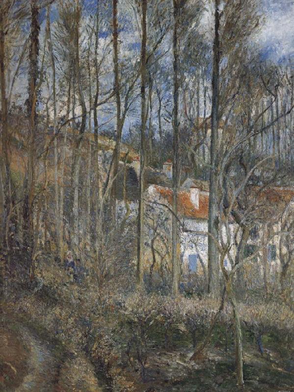 Camille Pissarro The Cote des Boeufs at L-Hermitage oil painting image